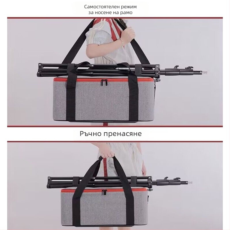 Калъф за съхранение на светлината за фотография – платно + твърда дъска; универсално приложение; тегло 2.8 кг; подплата Oxford