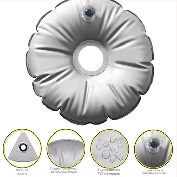 Тежка водна торба за открито с усилена рамка, PVC конструкция и водоустойчива тъкан