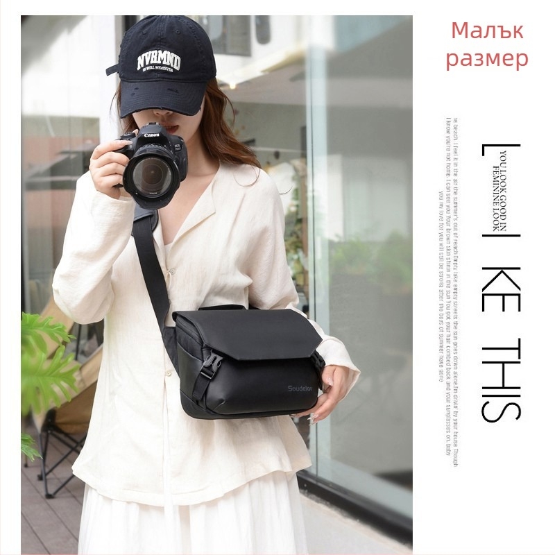 Чанта за камера – ултралека, водоустойчива, удароустойчива, унисекс през рамо/кръст за свободно пътуване