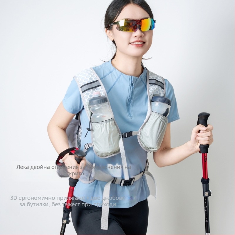Найлонова водоустойчива планинарска денна раница с въздушно подплатени презрамки