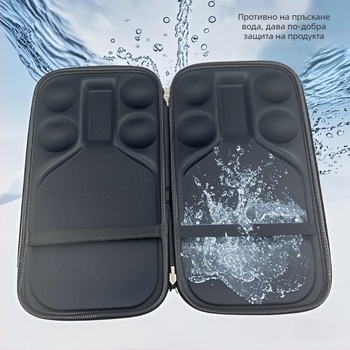 Yunmu EVA твърд корпус за съхранение на ракетка за тенис на маса със печат на лого, Zhejiang, спортен аксесоар