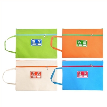 A4 файл чанта за документи с цип, Oxford платно, наклонен кант, 600D дебелина