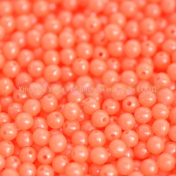 Светещи риболовни мъниста, кръгла форма, пластмасов материал, пакет от 1000 броя