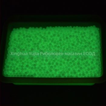 Светещи риболовни мъниста, кръгла форма, пластмасов материал, пакет от 1000 броя