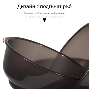 Комплект от три тави за стръв, удебелен и дълбок дизайн, незалепваща тава за разпределяне на стръв