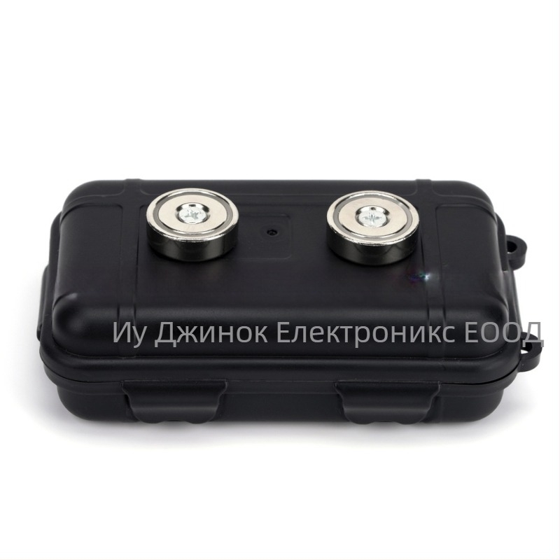 Метална кутия за автомобилни ключове с двойно магнитно всмукване, водоустойчива, скрит дизайн, капацитет 50 ml