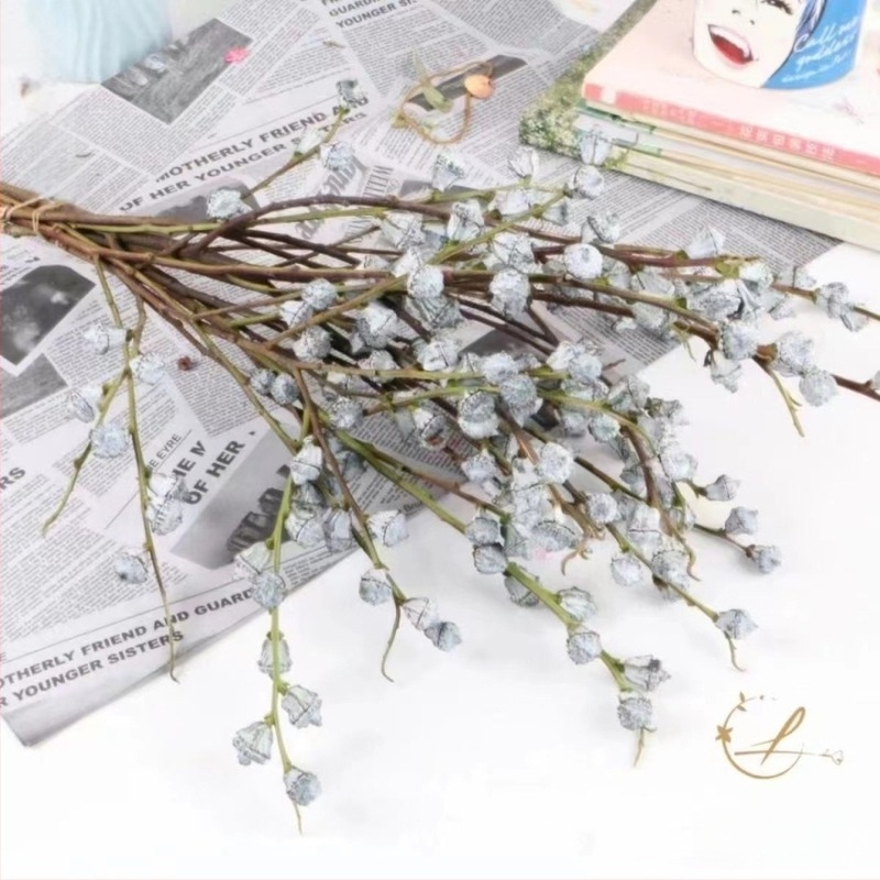 Аранжировка от сушени цветя — естествени сушени цветя, сорт 18542976, готова за подарък