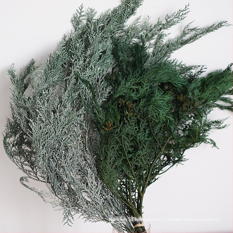 Борови клонки за букети — сушени цветя с жилки, боядисани, опаковани в торбички