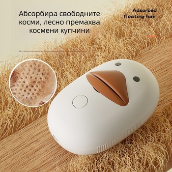 Гребен със спрей за кучета – масажен гребен за грижа за козината (Материал: ABS+TPR; Категория: Гребен/четка; Опаковка: 120 бр.; Подходящ за: кучета; Частна марка: Да)