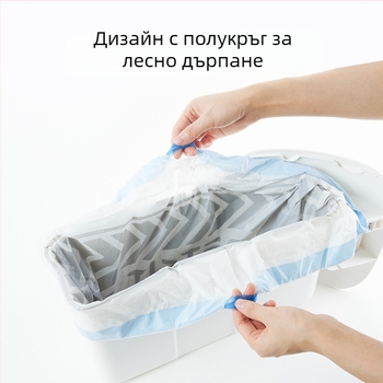 Биоразградими HDPE торбички за котешки отпадъци, ролка с 20 броя – екологично чисти торбички за котешки тоалет Small PetKit