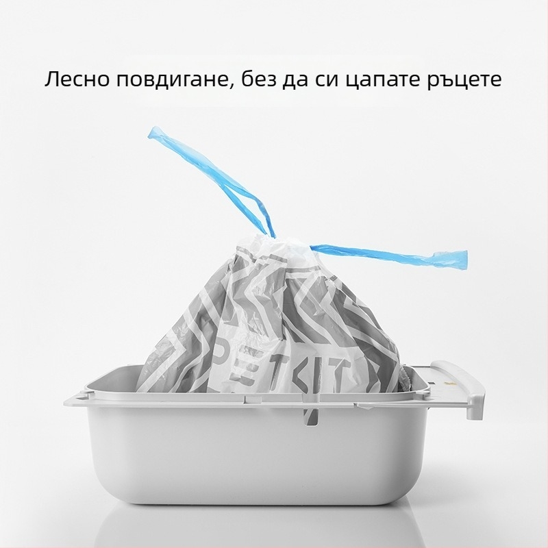 Биоразградими HDPE торбички за котешки отпадъци, ролка с 20 броя – екологично чисти торбички за котешки тоалет Small PetKit