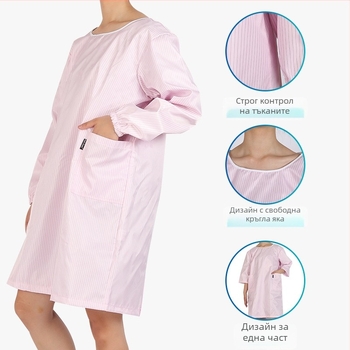 Фартух за груминг на домашни любимци Ruth Danny полиестер – водоустойчив, косата не се полепва, за къпане и поддръжка на кучета