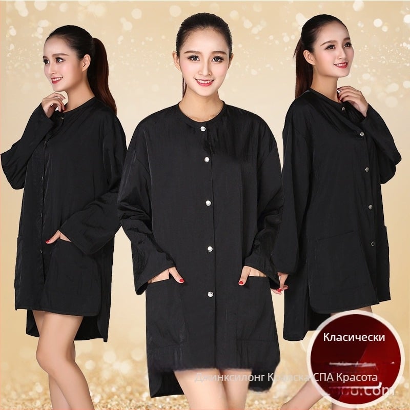 Jin Xilong Фризьорско работно облекло за салон – дълги ръкави