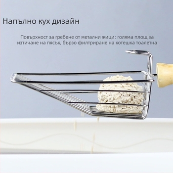 Нов модел лопатка за котешка тоалетна, увеличена и удебелена, закачващ се дизайн, котешки аксесоари
