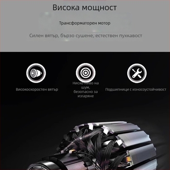 Сешоар за домашни любимци (за котки и кучета) – модел Lb-820b, 1600–1999W, AC мотор, Спирален нагревател, 220V