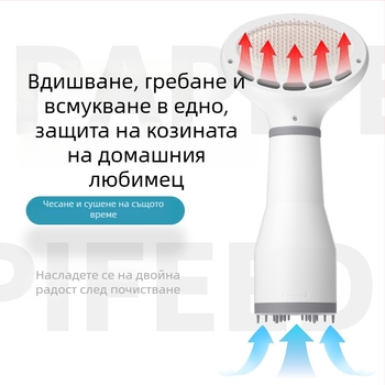 Машина за сушене и разресване на козината за домашни любимци – всичко в едно за кучета и котки, под 1000W, 220V, домашна употреба