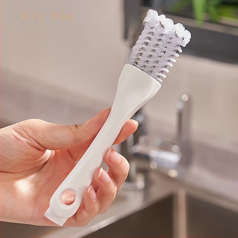 Многофункционална почистваща четка за клетки за птици, решетки за барбекю и тесни ъгли, кухненска мивка и фурна — PP материал, пусната през 2024 г.