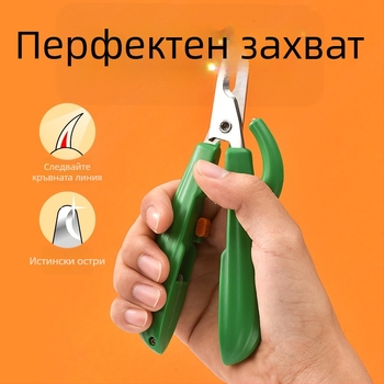 PAKEWAY Нокътни ножици за домашни любимци с LED светлина за кучета