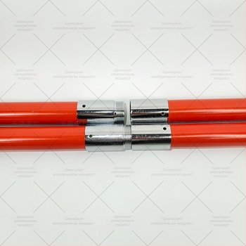 Телескопични изолирани ножици за високи клони с лезвие от 65Mn и диаметър на рязане 30 мм, дръжка от епоксидна смола