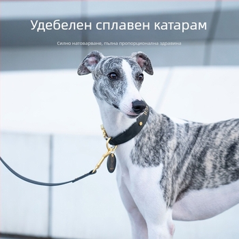 Wakytu PU каишка за кучета с P-Chain за разходка — антиразкъсваща лента