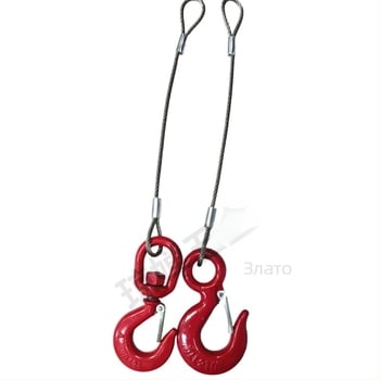 Галванизирано стоманено въже за повдигане и теглене, клас А, многонитово, електроплакирано покритие