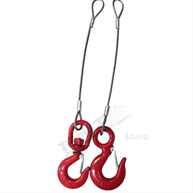 Галванизирано стоманено въже за повдигане и теглене, клас А, многонитово, електроплакирано покритие