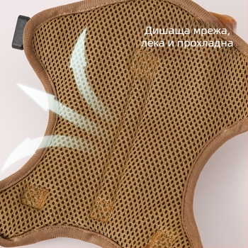 Vest-Style Dog Harness, полиестер, неразширяем, вериги и въжета