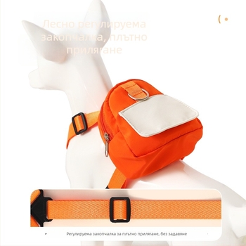 Полиестерен гръден колан за котки с въжен каишка, преносим