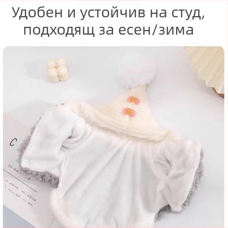 Облекло за домашни любимци: вълнена шапка с камбанка, стил свободен, марка Amoor