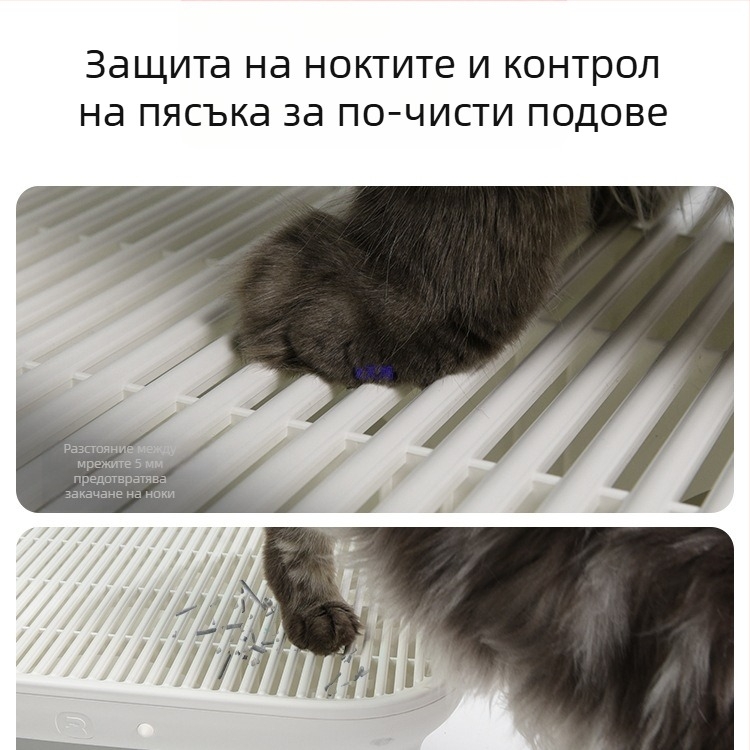 Умен педал за контрол на пясъка в котешка тоалетна, PVC материал, Xiangrun, съвместим с 106 смарт котешка кутия за пясък, антипръски
