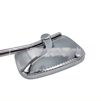 Мотоциклетно задно огледало, квадратна форма, универсално, корпус от акрил, с широко зрително поле