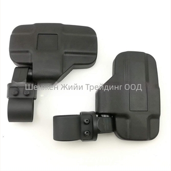 Задно огледало за UTV-8, плоско огледало, стъкло, ABS корпус и ABS капак, съвместимо с UTV, ATV и SUV