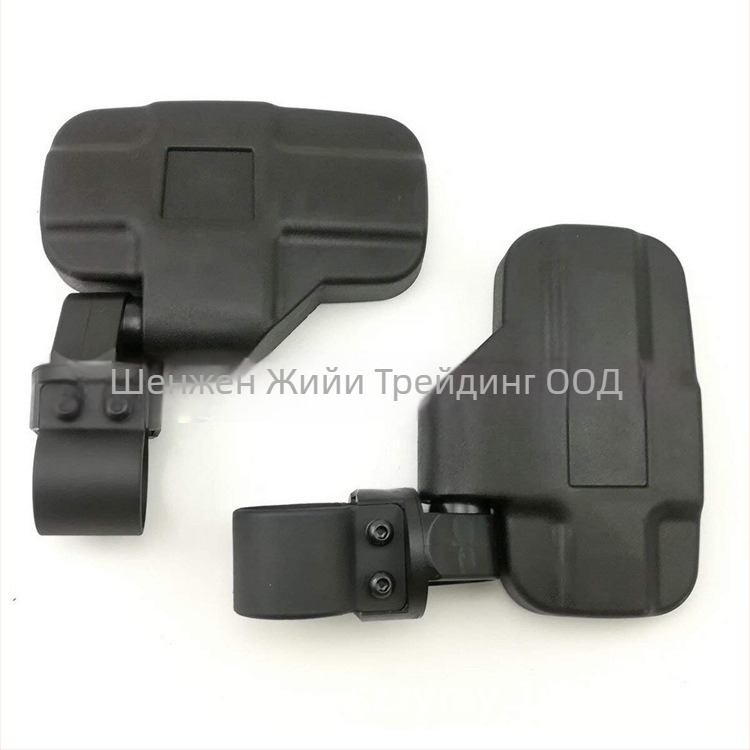 Задно огледало за UTV-8, плоско огледало, стъкло, ABS корпус и ABS капак, съвместимо с UTV, ATV и SUV