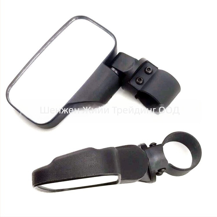 Задно огледало за UTV-8, плоско огледало, стъкло, ABS корпус и ABS капак, съвместимо с UTV, ATV и SUV