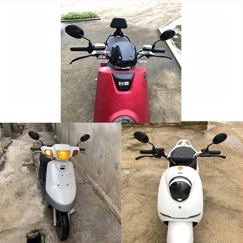 Огледало за обратно виждане, кръгло, пластмасов корпус; за мотоциклет/електрическо превозно средство; модел: motorcycle electric car; марка: Ming Yang Zenmo