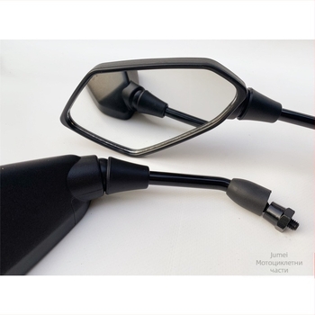 Огледало за обратно виждане за електрически превозни средства, диамантено огледало с 8 мм резба, универсална съвместимост, огледало за задно движение