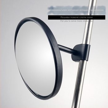 Задно огледало за виждане, конвексно; модел SL-1765; сферично стъклено огледало; ABS корпус; подходящо за училищни автобуси и големи камиони