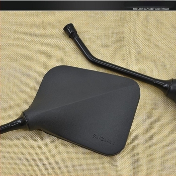 Мотоциклетно огледало за обратно виждане, квадратно, GS125 съвместимо, пластмаса и стъкло, марка Mogelon