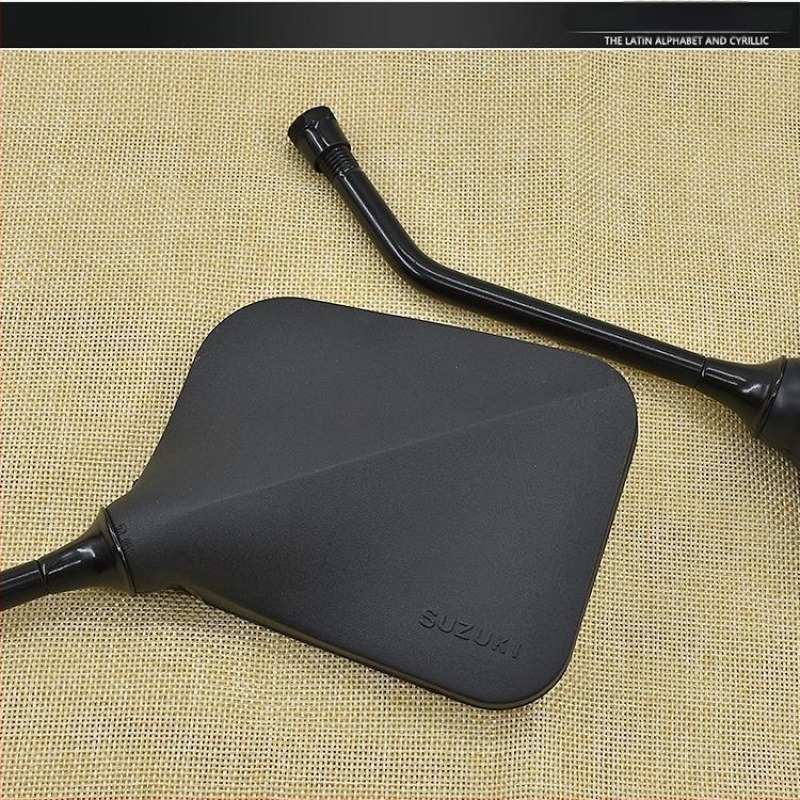 Мотоциклетно огледало за обратно виждане, квадратно, GS125 съвместимо, пластмаса и стъкло, марка Mogelon