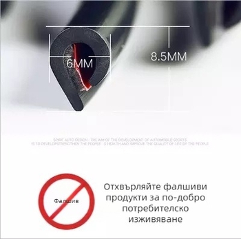 Автомобилна лента за ръба на вратата - против удар, PVC материал, Che Shihong, универсален модел, без персонализация