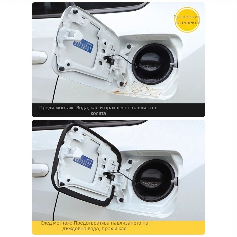 Уплътнителен гумен пръстен за капачката на горивото и прахозащитна лента за Rav4 (модел 123-12) - персонализация налична