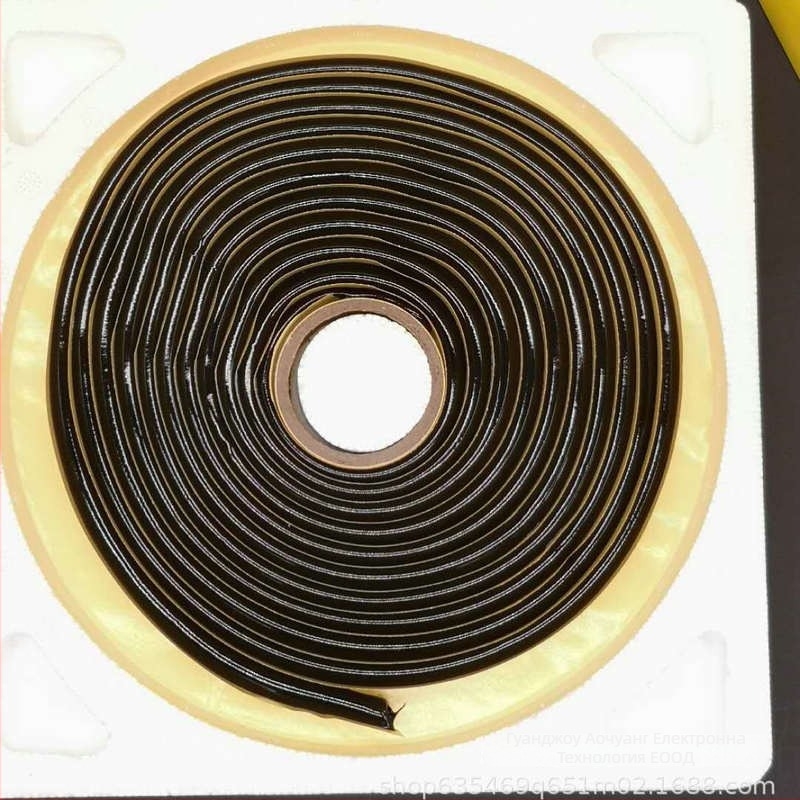 Автомобилен уплътнителен кант — snake glue за горещо топене; дебелина 9.5; каучуков материал; подходящ за фарове, панели на врати и водоустойчивост