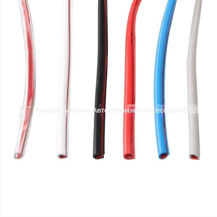 Антиколизионна лента за ръба на автомобилната врата – гума, модел yc-2, персонализирана обработка, общи модели