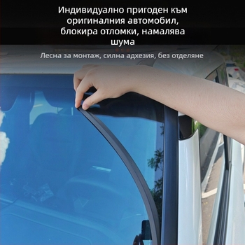 Резинова уплътнителна лента за A-пилон Toyota Prado LC250 за звукоизолация на предното стъкло