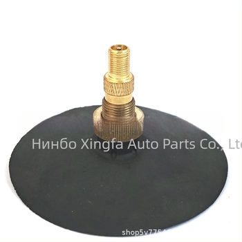 Клапан за гума, меден, Twist тип, с пластмасова капачка, за вътрешна камера