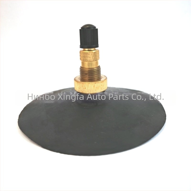 Клапан за гума, меден, Twist тип, с пластмасова капачка, за вътрешна камера