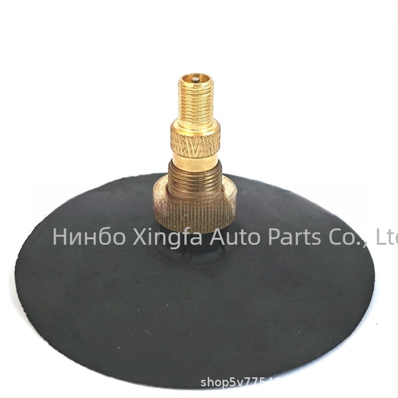 Клапан за гума, меден, Twist тип, с пластмасова капачка, за вътрешна камера