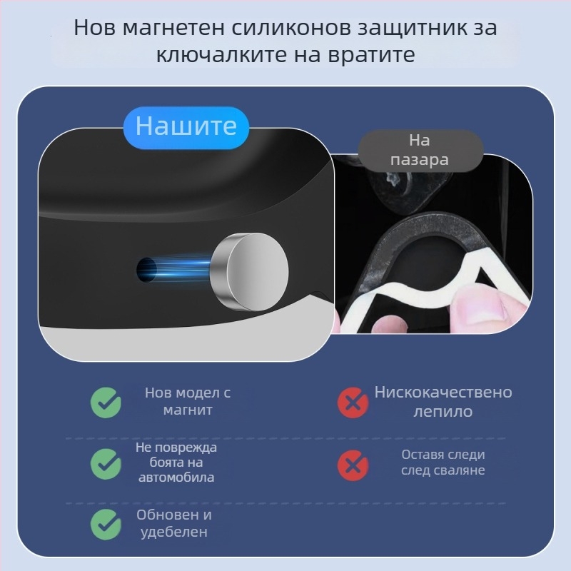 Силиконова антиударна лента за Lexus, защита на ключалките на вратите, модел 014