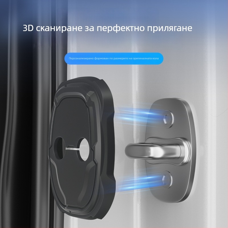 Силиконова антиударна лента за Lexus, защита на ключалките на вратите, модел 014