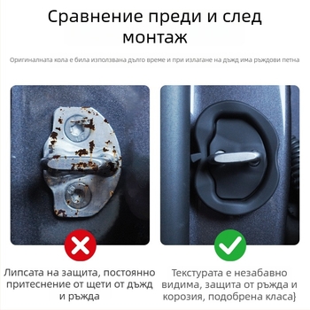 Силиконова подложка за заключалка на врата за Tesla Model 3/Y – антиколизия, безшумна амортизираща подложка – Xt008, комплект за 4 врати